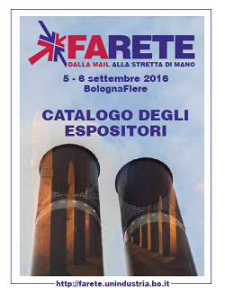 Copertina catalogo espositori Farete